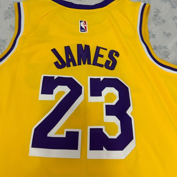 NBA Los Angeles Lakers Icon Edition Nike Jersey James #23 Jersey - Picture 5 of 6